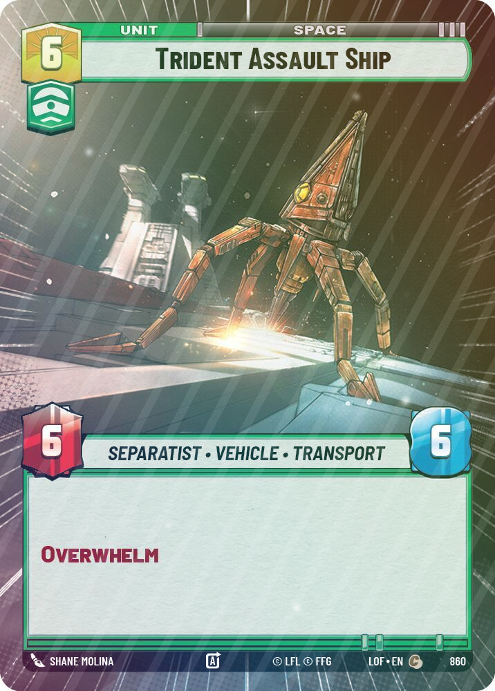 Trident Assault Ship (Hyperspace Foil) - Foil