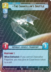 The Chancellor's Shuttle - Grim Harbinger (Hyperspace Foil) - Foil