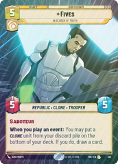 Fives - In Search of Truth (Hyperspace) - Foil
