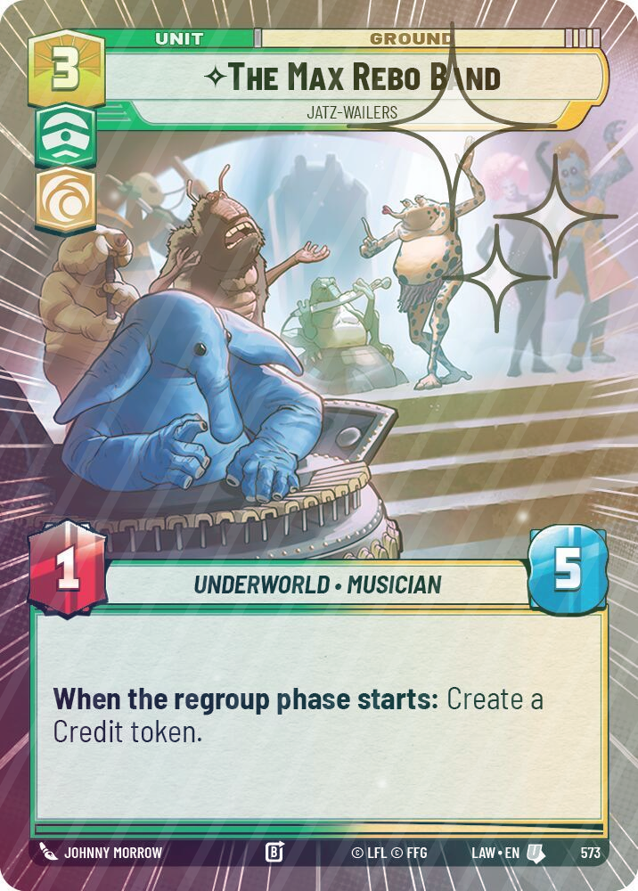The Max Rebo Band - Jatz-Wailers (Hyperspace Foil) - Foil