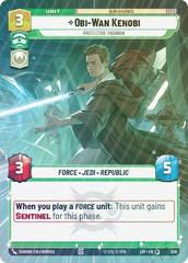 Obi-Wan Kenobi - Protective Padawan (Hyperspace Foil) - Foil