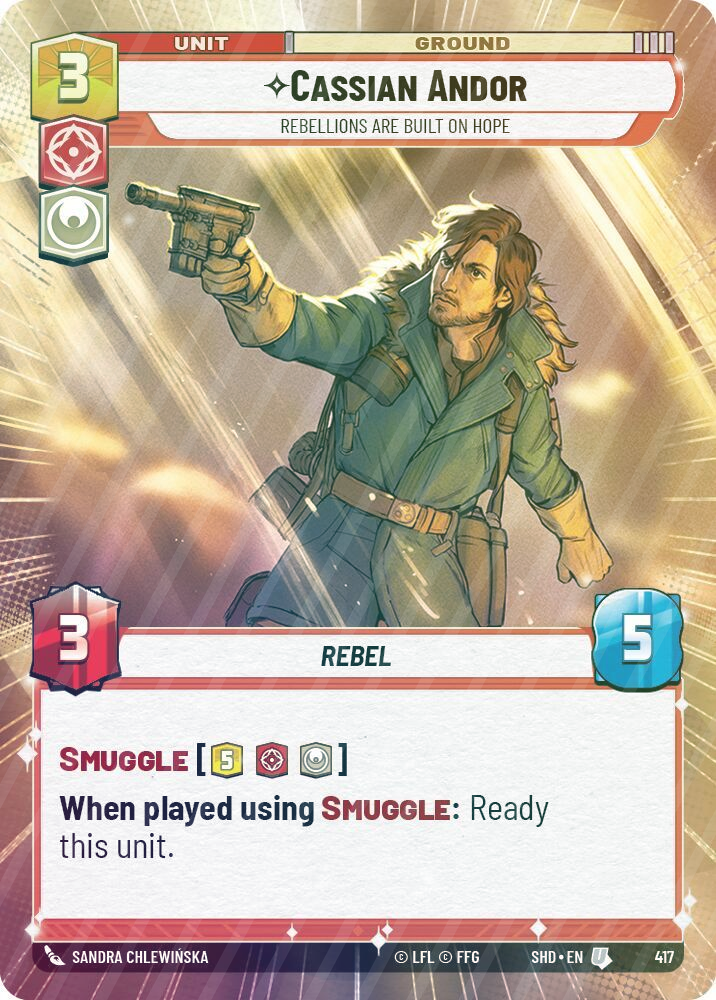 Cassian Andor - Rebellions Are Built On Hope (Hyperspace) - Foil
