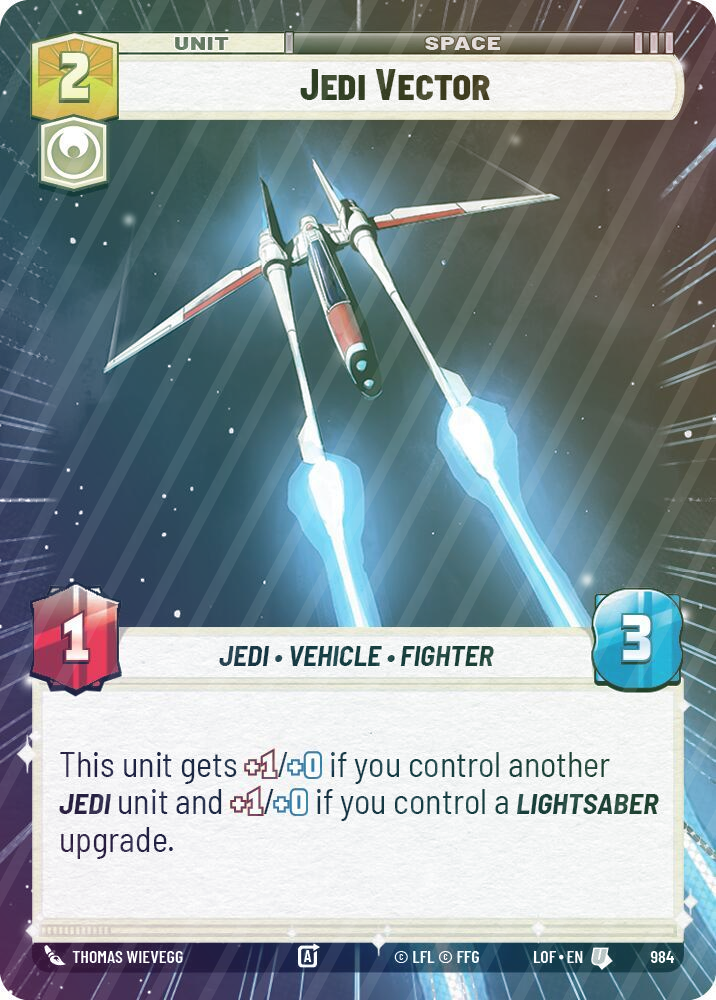 Jedi Vector (Hyperspace Foil) - Foil