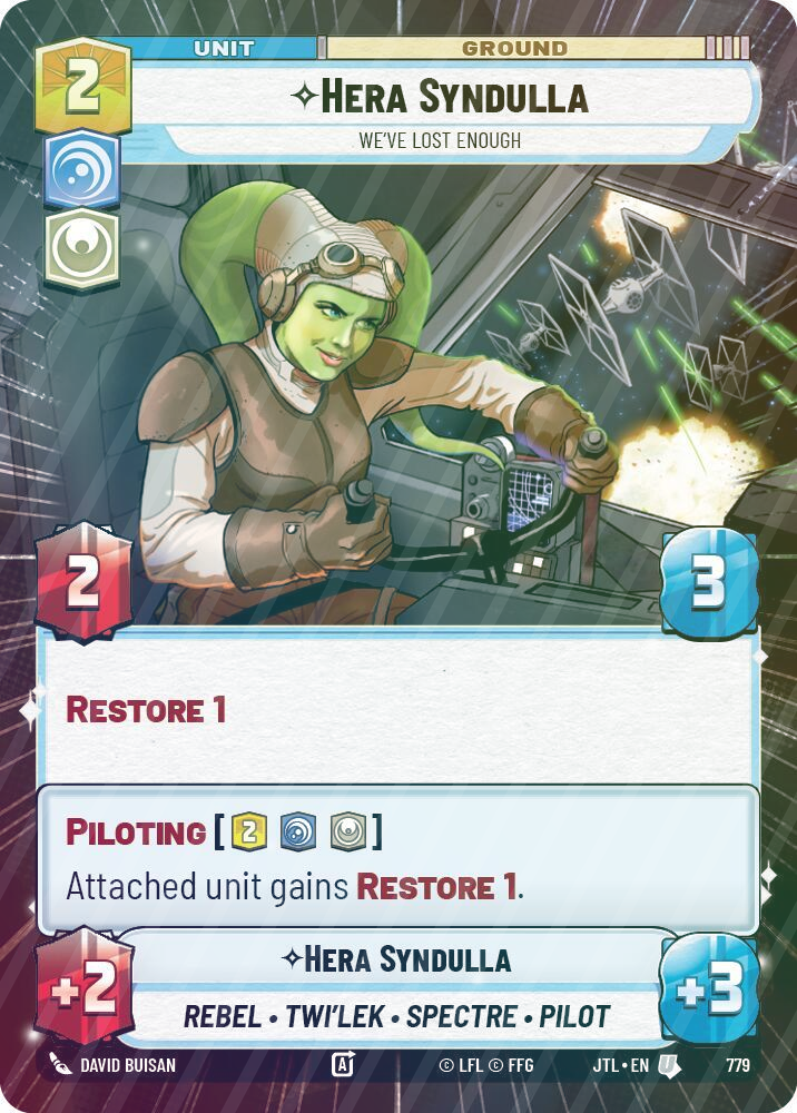 Hera Syndulla - We've Lost Enough (Hyperspace Foil) - Foil
