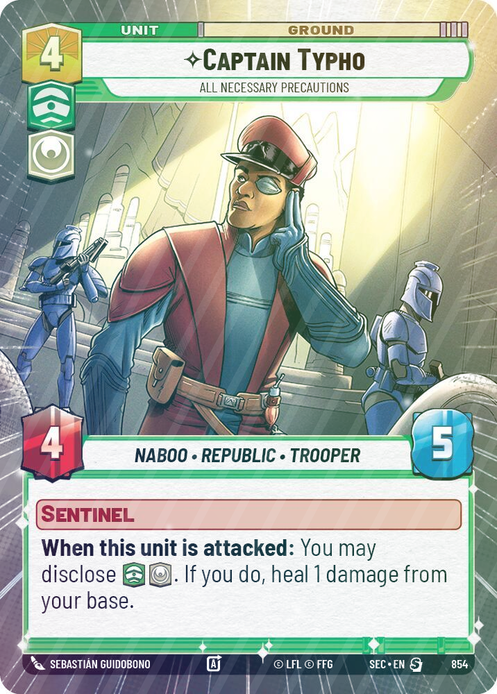 Captain Typho - All Necessary Precautions (Hyperspace Foil) - Foil