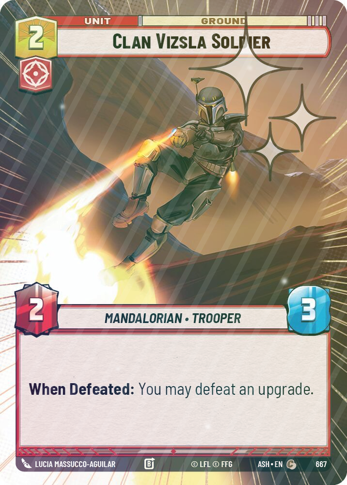 Clan Vizsla Soldier (Hyperspace Foil) - Foil