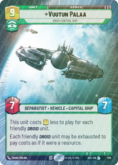 Vuutun Palaa - Droid Control Ship (Hyperspace Foil) - Foil