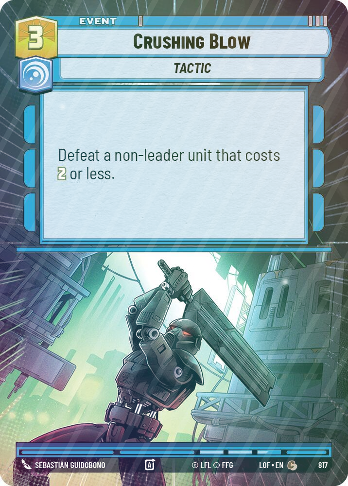 Crushing Blow (Hyperspace Foil) - Foil