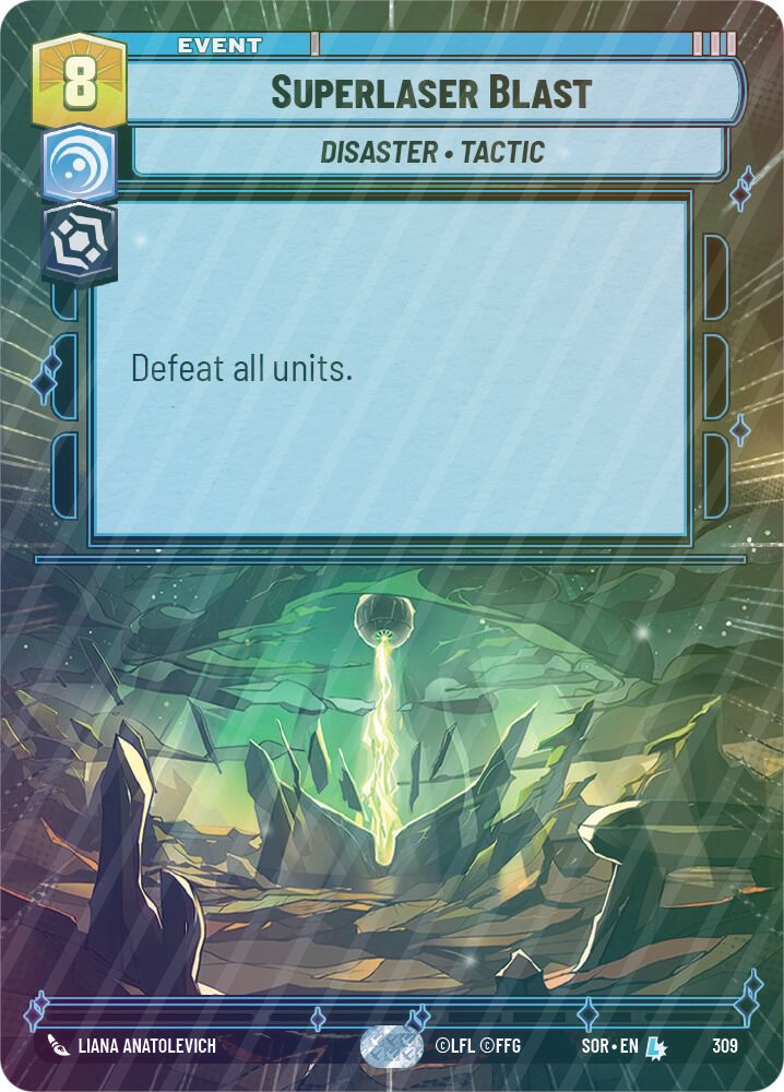 Superlaser Blast (Hyperspace) - Foil