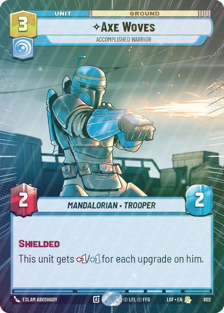 Axe Woves - Accomplished Warrior (Hyperspace Foil) - Foil