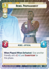 Rebel Propagandist (Hyperspace Foil) - Foil
