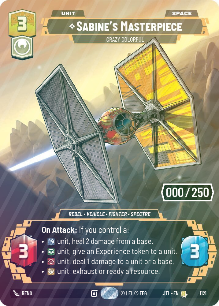 Sabine's Masterpiece - Crazy Colorful (Serialized) - Foil
