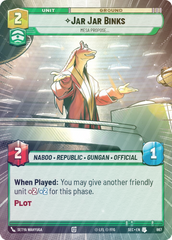 Jar Jar Binks - Mesa Propose (Hyperspace Foil) - Foil