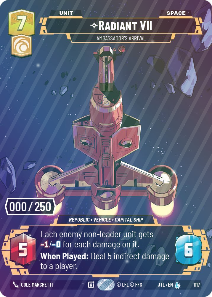Radiant VII - Ambassadors' Arrival (Serialized) - Foil