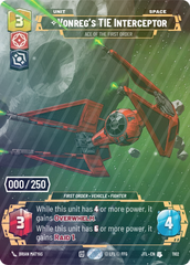 Vonreg's TIE Interceptor - Ace of the First Order (Serialized) - Foil