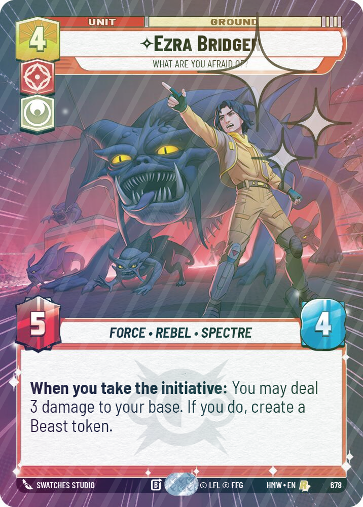 Ezra Bridger - What Are You Afraid Of? (Hyperspace Foil) - Foil