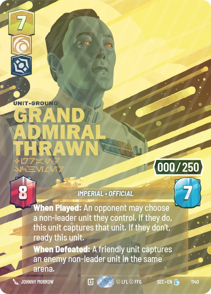 Grand Admiral Thrawn - Grand Schemer (Serialized) - Foil