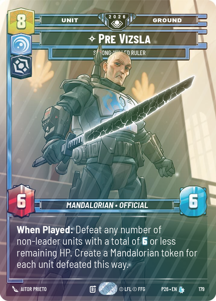 Pre Vizsla - Strong-Willed Ruler - Foil