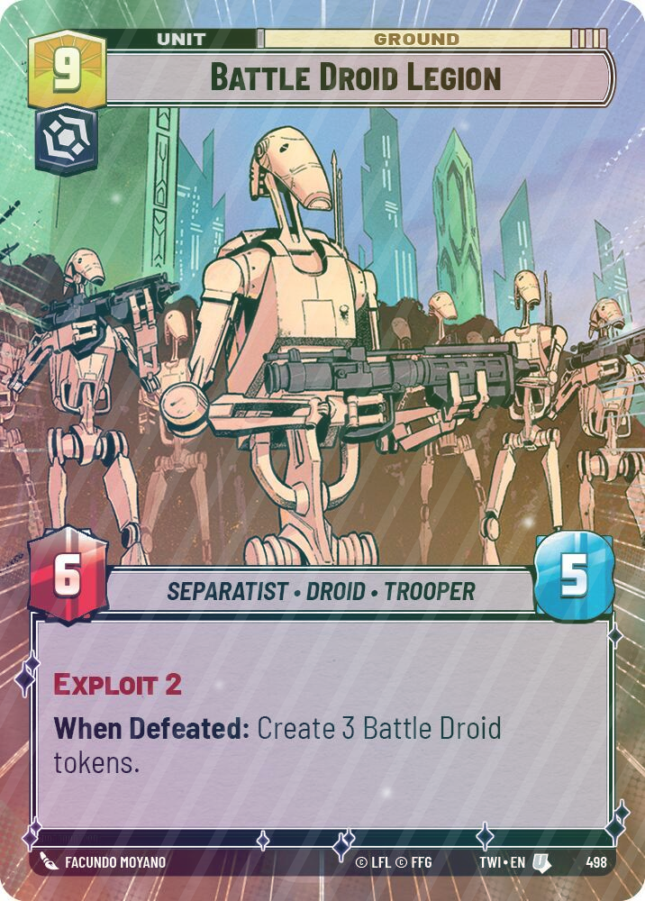 Battle Droid Legion (Hyperspace) - Foil