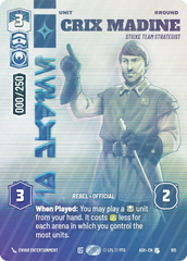 Crix Madine - Strike Team Strategist (Serialized) - Foil