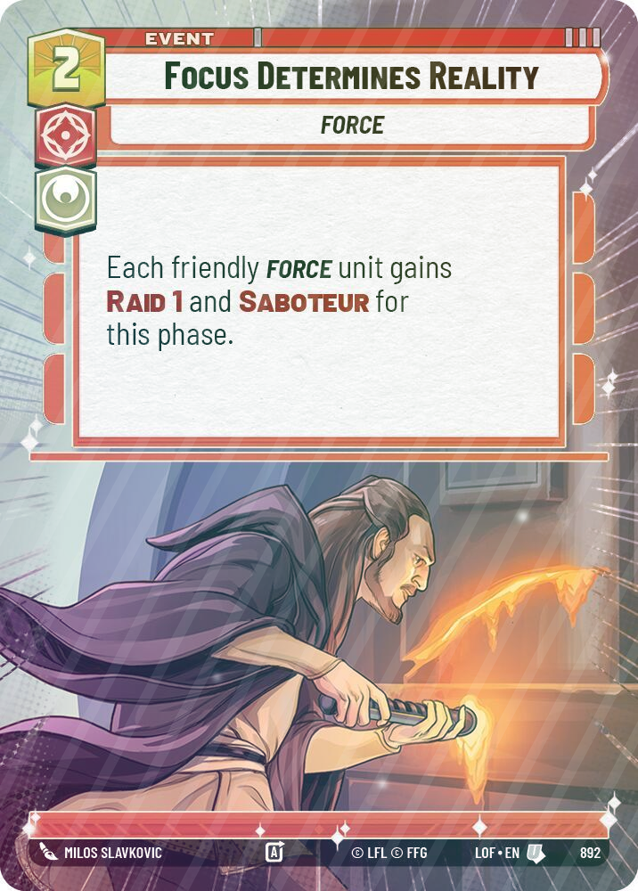 Focus Determines Reality (Hyperspace Foil) - Foil