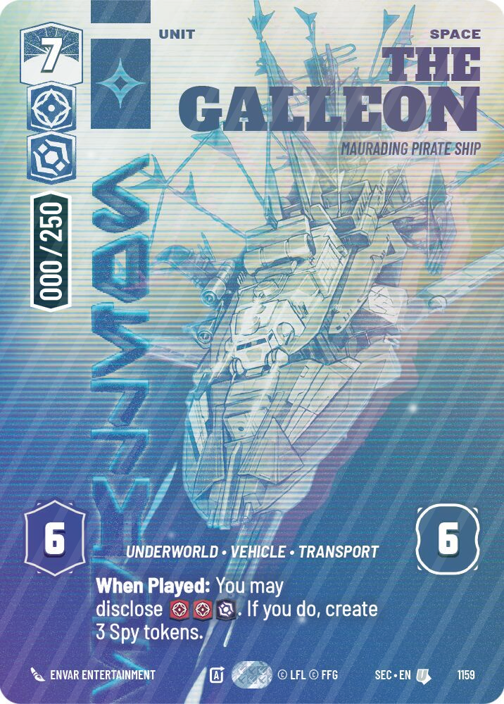 The Galleon - Marauding Pirate Ship (Serialized) - Foil