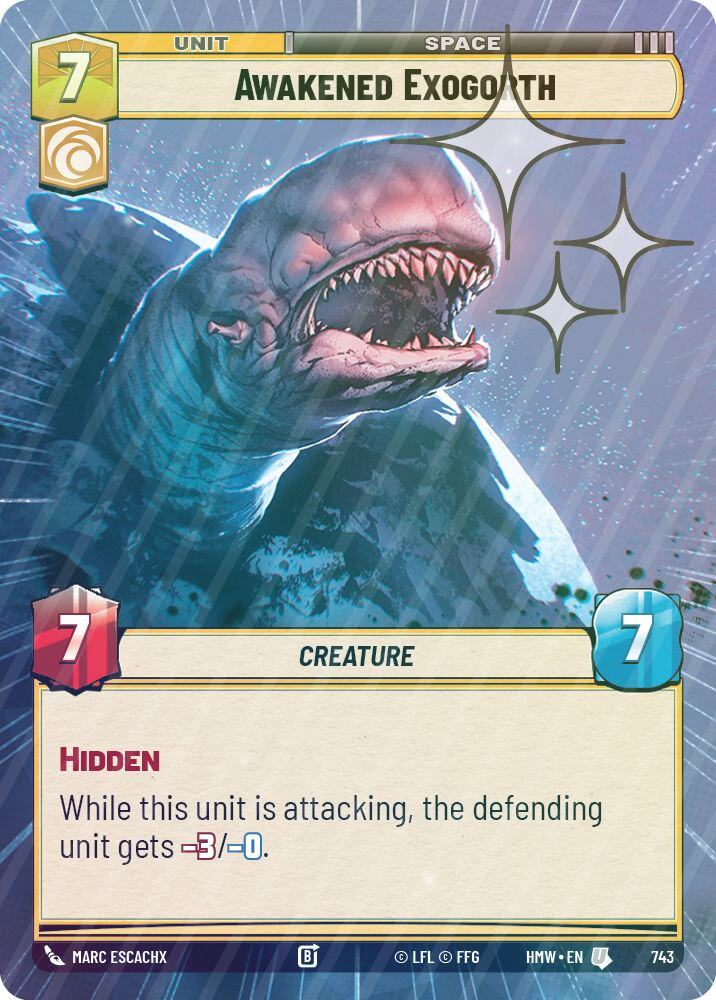 Awakened Exogorth (Hyperspace Foil) - Foil