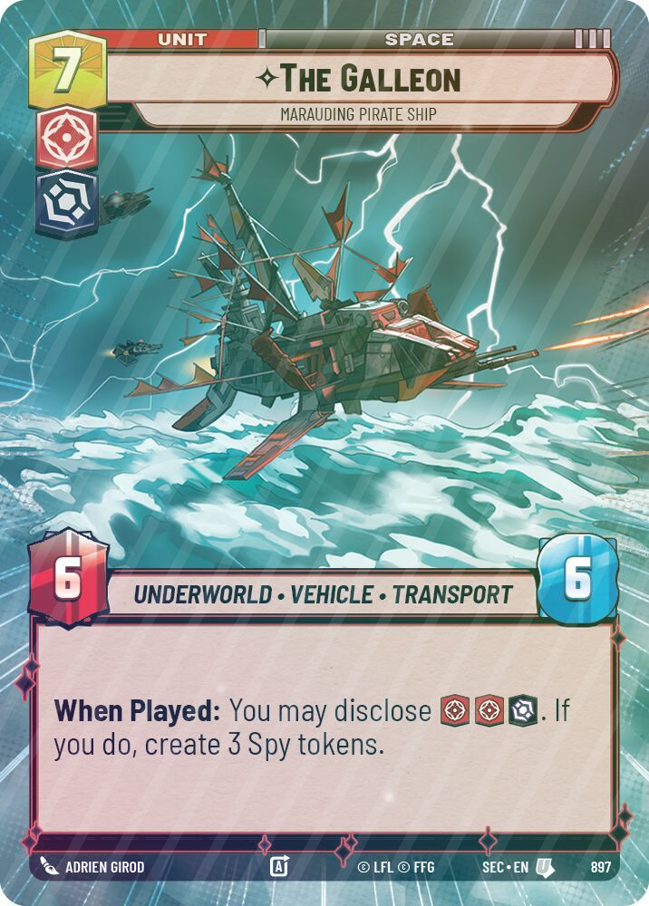 The Galleon - Marauding Pirate Ship (Hyperspace Foil) - Foil
