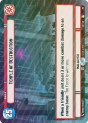 Temple of Destruction (Hyperspace Foil) - Foil