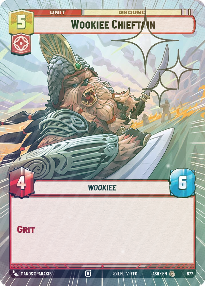 Wookiee Chieftain (Hyperspace Foil) - Foil