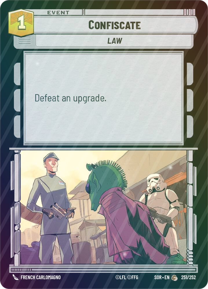 Confiscate - Foil