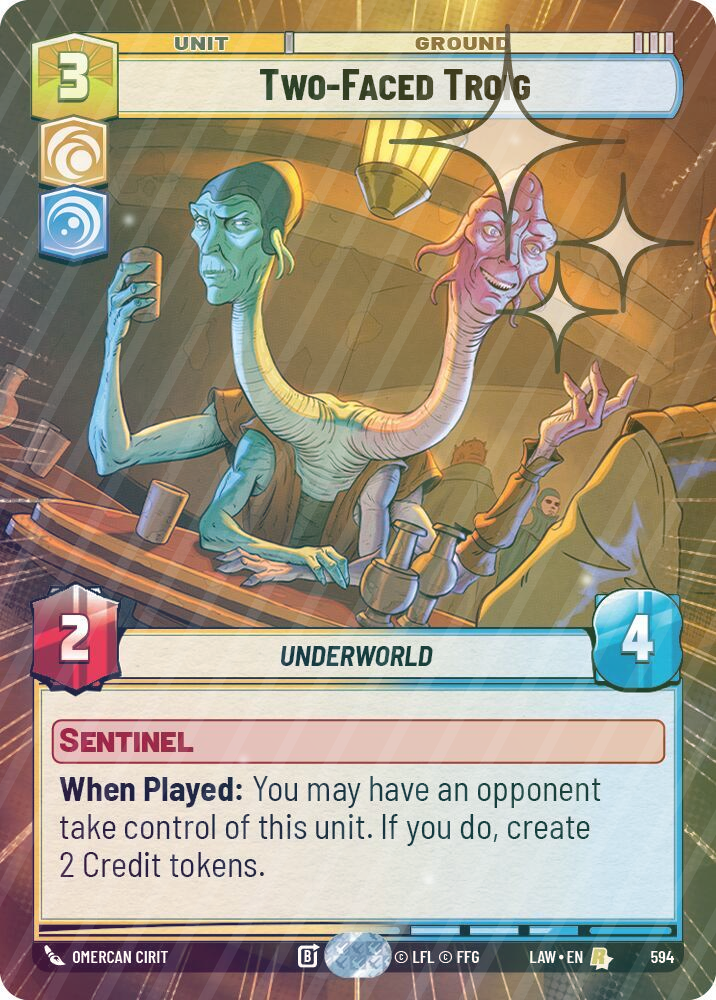 Two-Faced Troig (Hyperspace Foil) - Foil