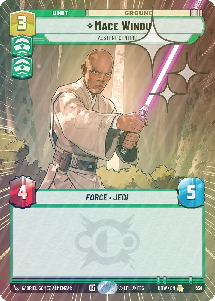 Mace Windu - Austere Centrist (Hyperspace Foil) - Foil