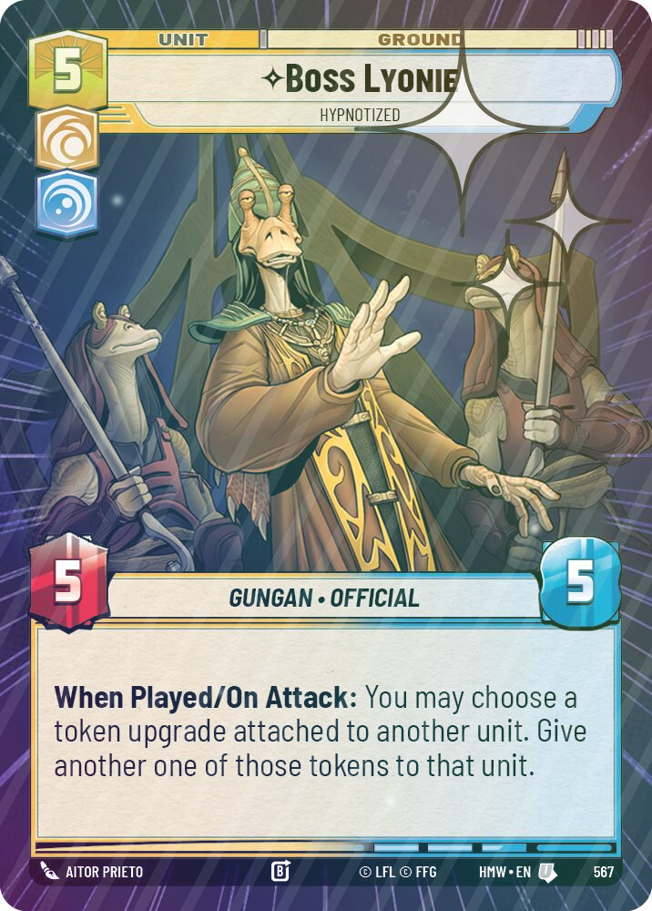 Boss Lyonie - Hypnotized (Hyperspace Foil) - Foil