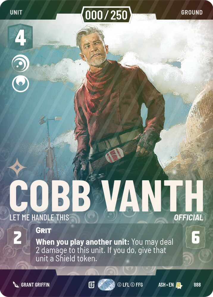 Cobb Vanth - Let Me Handle This (Serialized) - Foil