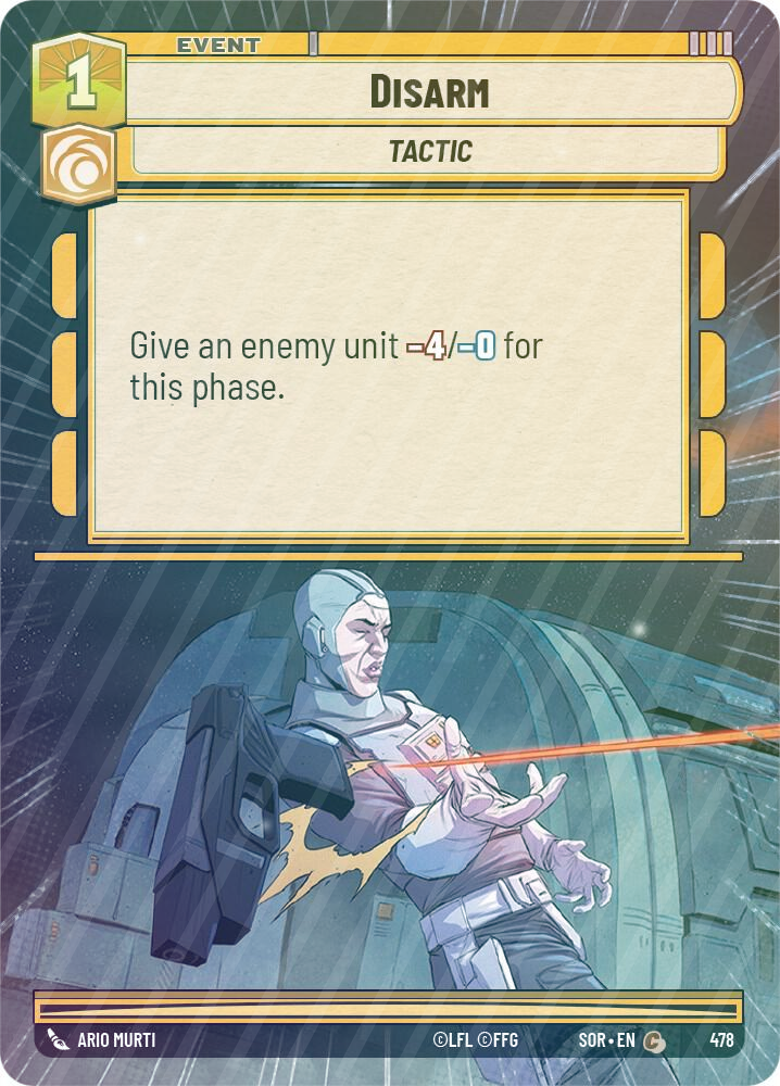 Disarm (Hyperspace) - Foil