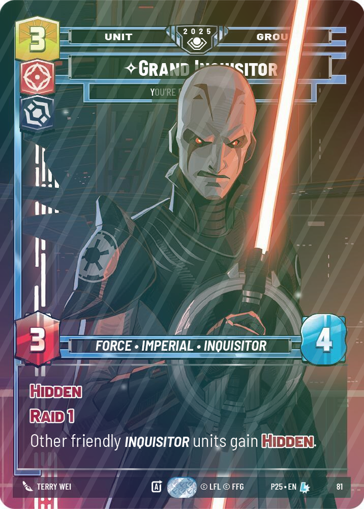 Grand Inquisitor - You're Right to Be Afraid - Foil