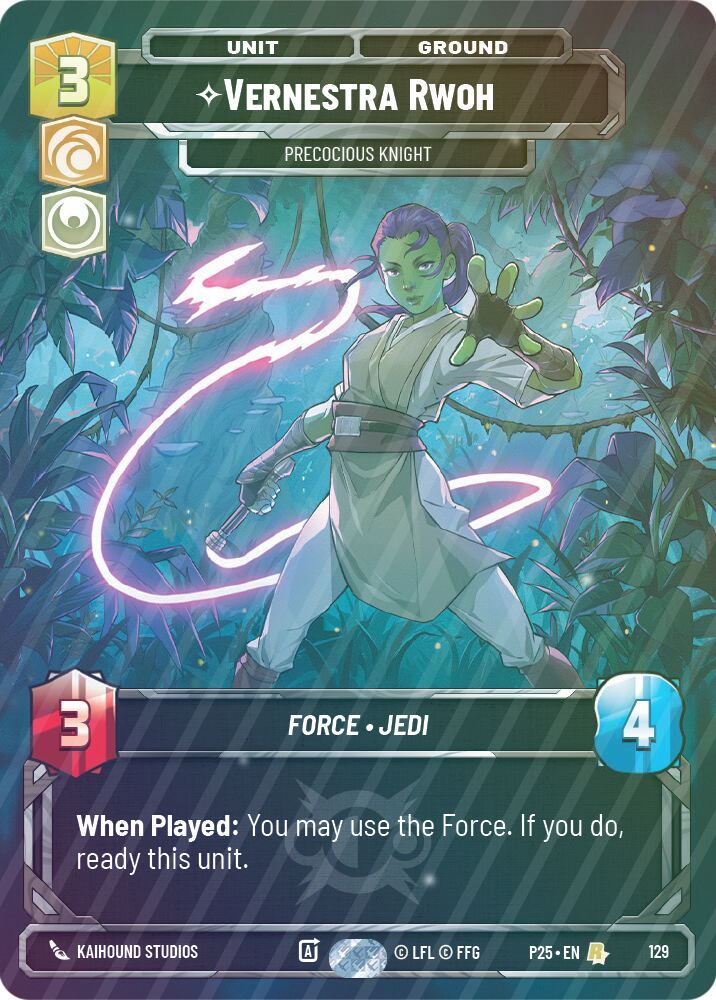 Vernestra Rwoh - Precocious Knight - Foil