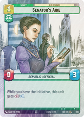 Senator's Aide (Hyperspace Foil) - Foil