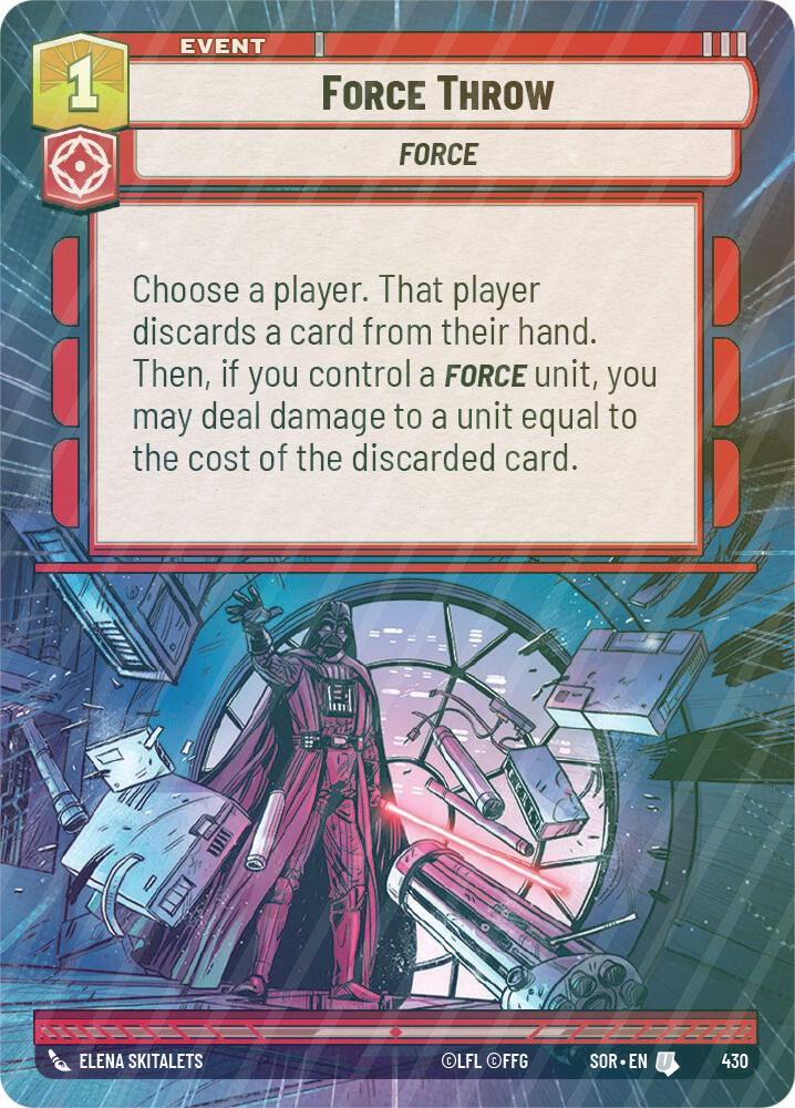 Force Throw (Hyperspace) - Foil