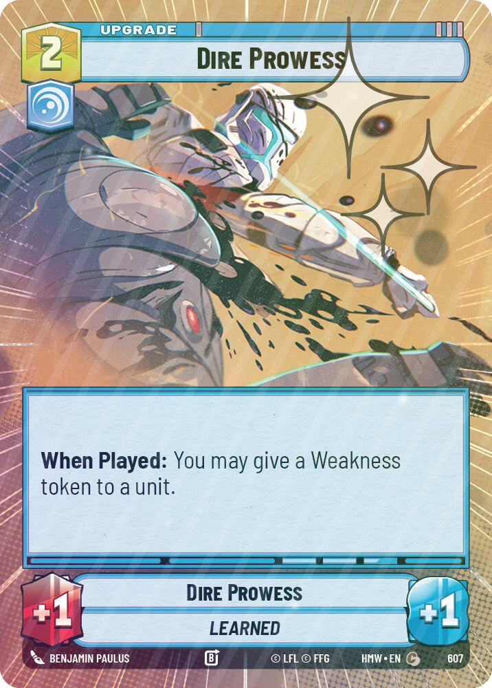Dire Prowess (Hyperspace Foil) - Foil