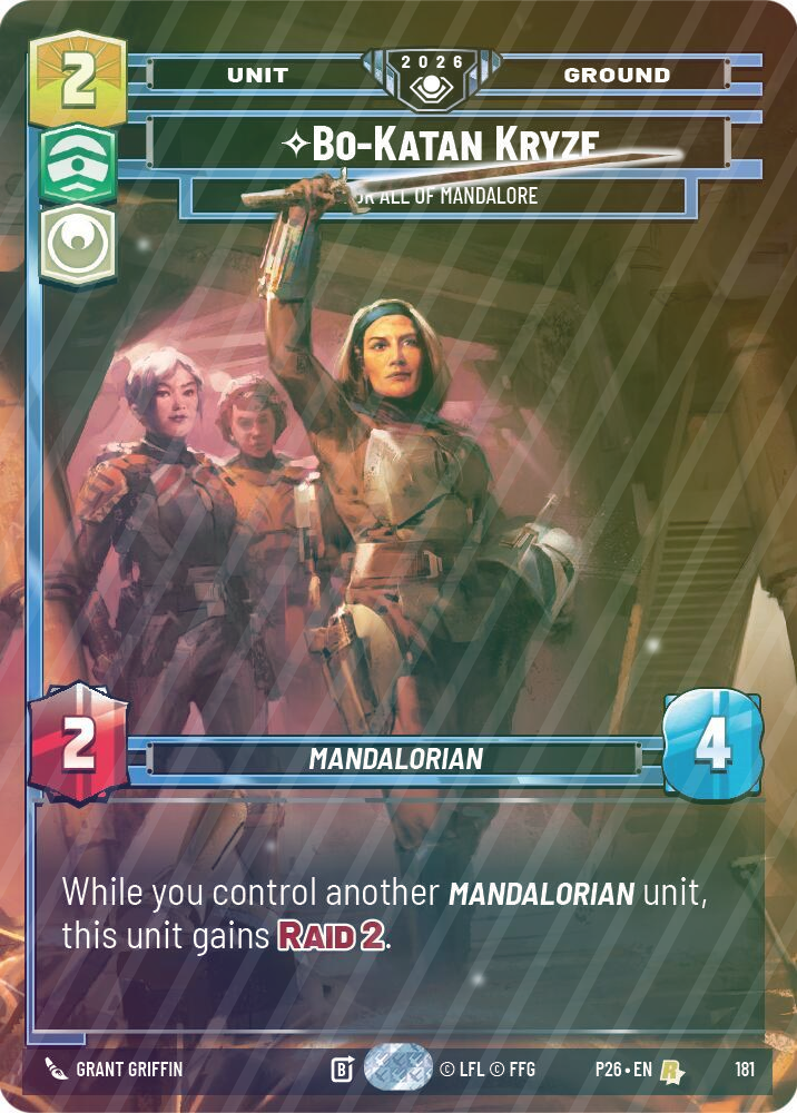 Bo-Katan Kryze - For All of Mandalore - Foil