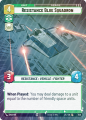 Resistance Blue Squadron (Hyperspace Foil) - Foil