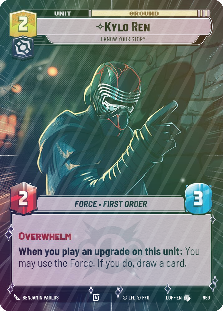 Kylo Ren - I Know Your Story (Hyperspace Foil) - Foil