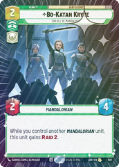 Bo-Katan Kryze - For All of Mandalore (Hyperspace Foil) - Foil