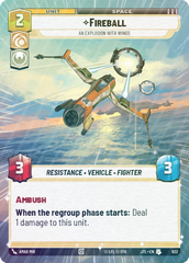 Fireball - An Explosion With Wings (Hyperspace Foil) - Foil