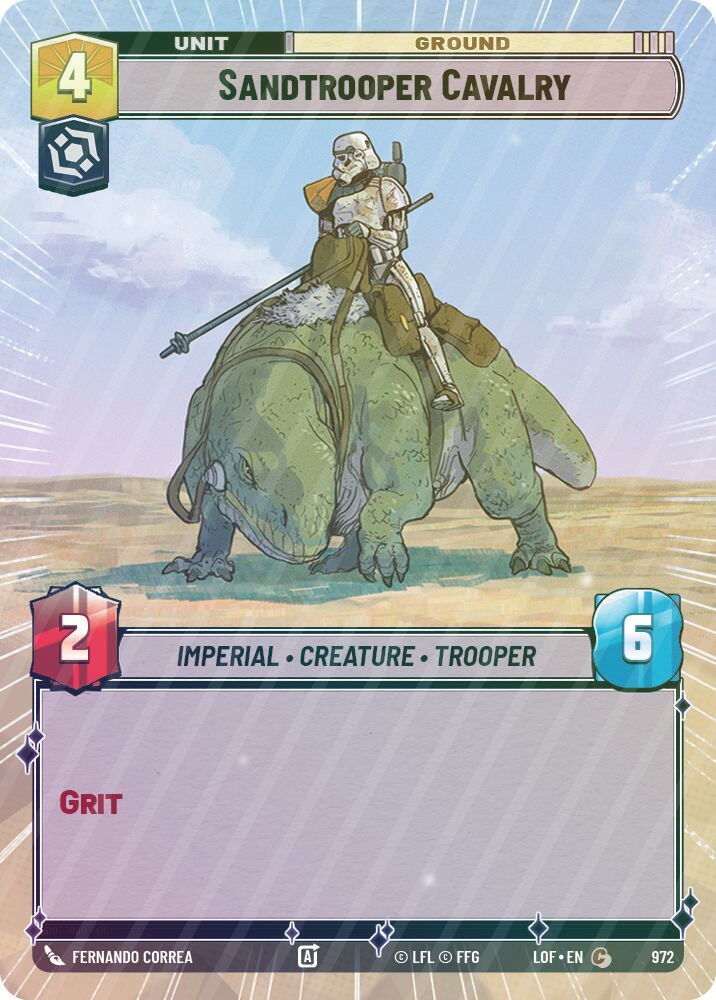 Sandtrooper Cavalry (Hyperspace Foil) - Foil