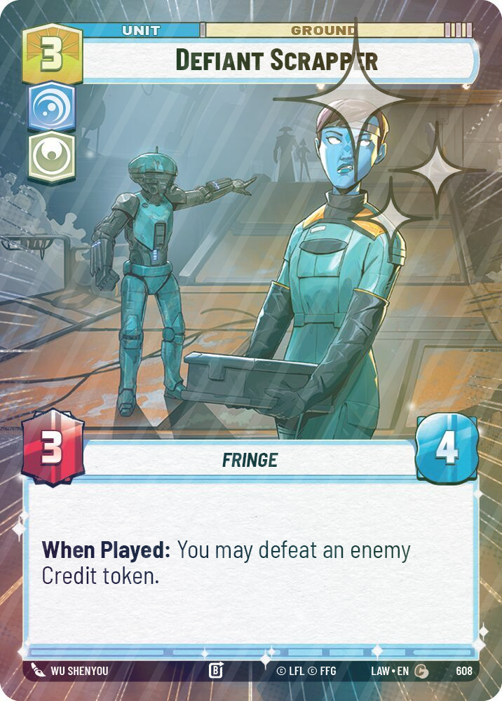 Defiant Scrapper (Hyperspace Foil) - Foil