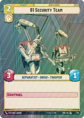 B1 Security Team (Hyperspace) - Foil