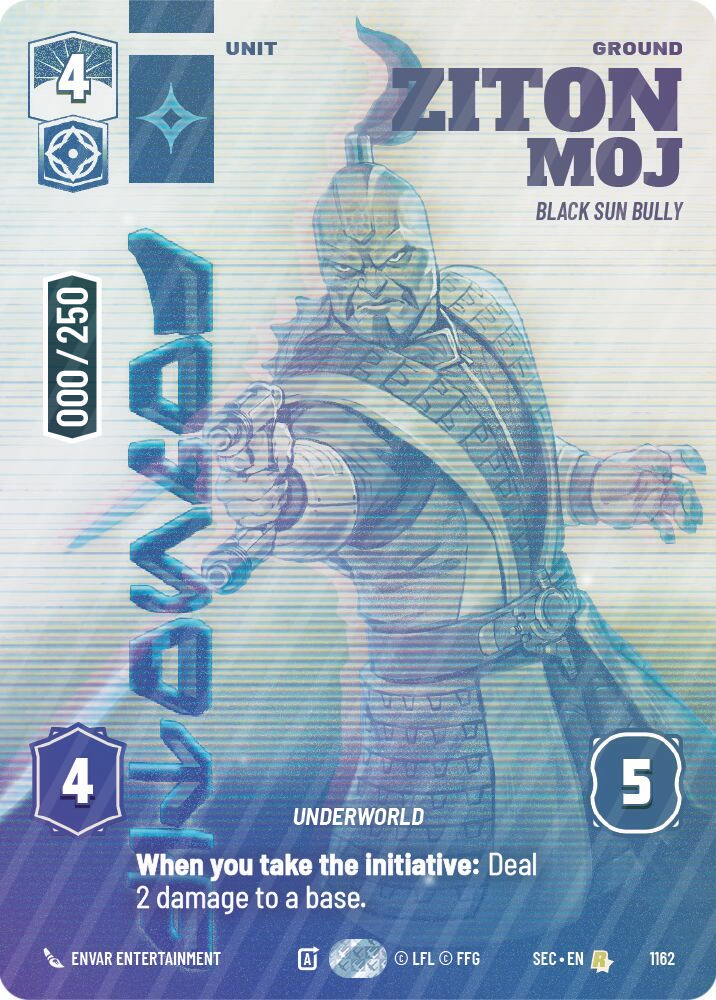 Ziton Moj - Black Sun Bully (Serialized) - Foil